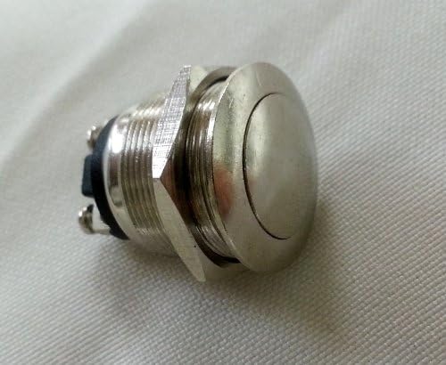 1 PC LARGE METAL 4 AMP N/O ELEVATOR PUSHBUTTON PUSH BUTTON SWITCH 10A 125VAC,5A 250VAC