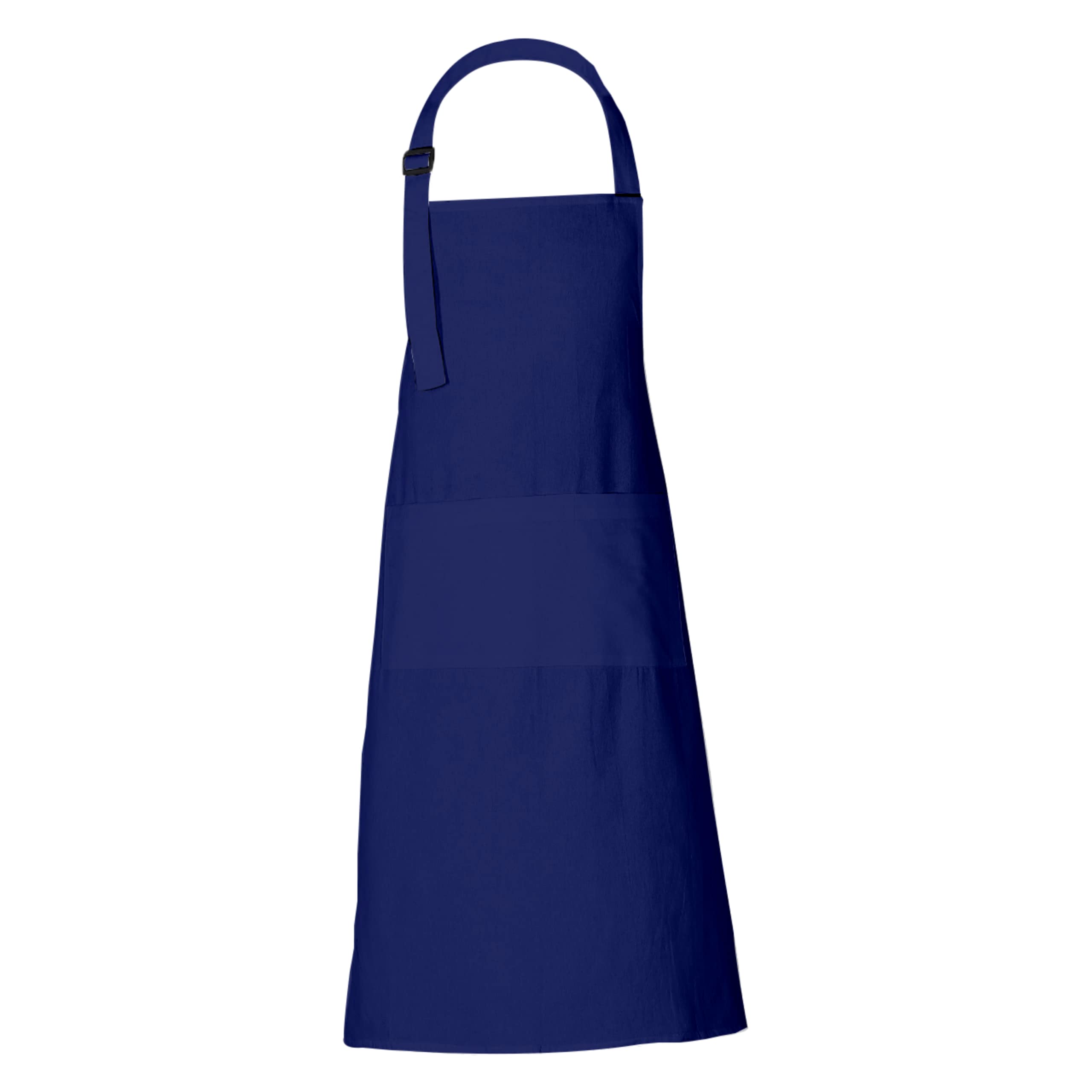 RAJRANG Blue Cotton Apron 2 Large Pockets Cooks Kitchen Aprons for Boys and Girls 68 x 88 cm — image 1