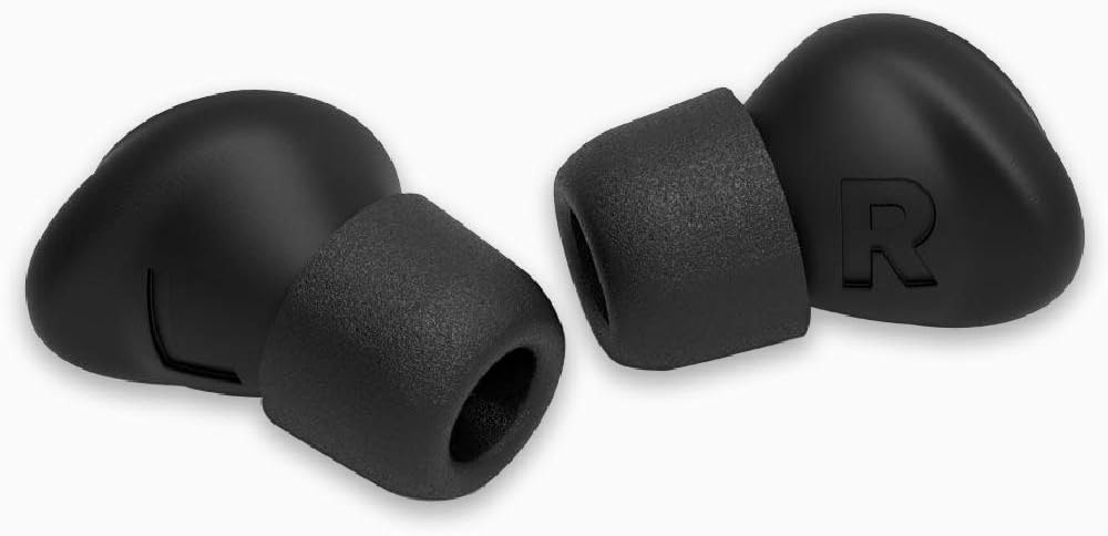 Comply Strata Premium Memory Foam Earphone Tips for Jaybird Tarah, Noise Reducing Replacement Earbud Tips, Comfortable Secure Fit for Workouts (Large, 2 Pairs)