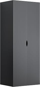 AFN Home Delvito 4 Piece Bedroom Set - Wardrobe, Chest & Cabinet - Black view 4