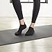 Amazon Basics 1/4-Inch Yoga and Exercise Mat with Carrying Strap, Black