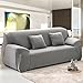 Bluecookies Stretch Arm Elastic Loveseat Slipcover, Grey