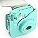 Fujifilm Mini 9/8/8+ Camera Bag,HelloHelio Classic Vintage PU Leather Camera Compact Case for Fujifilm Mini 9/8 /8+Instant Film Camera (Mint)