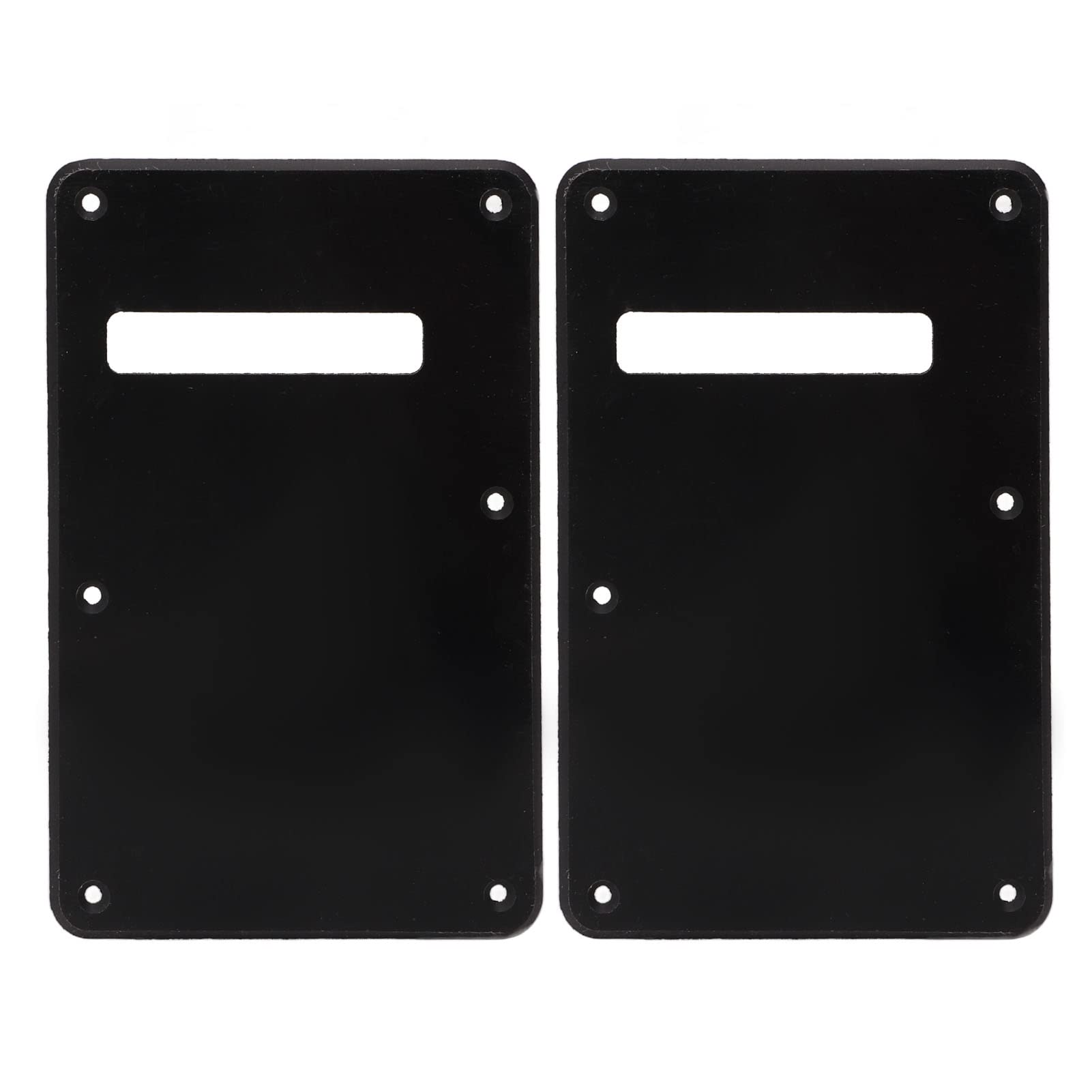 Electric Guitar Backplate, PVC Guitar Back Plate Effective Protection for Luthiers for Music Instrument(Black)