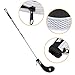 10L0L Neoprene Zippered Golf Club Head Iron Covers - Set of 10 (black and white)