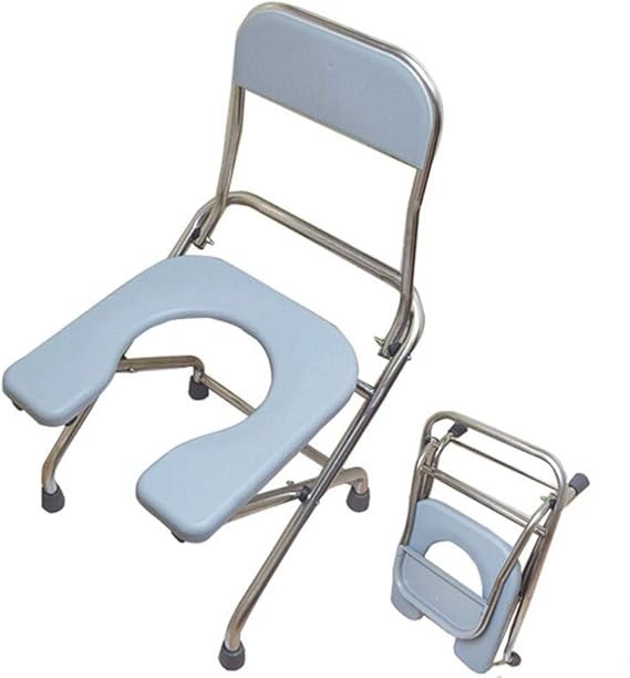 Medical commode chair portable obesity toilet seat easy to transfer