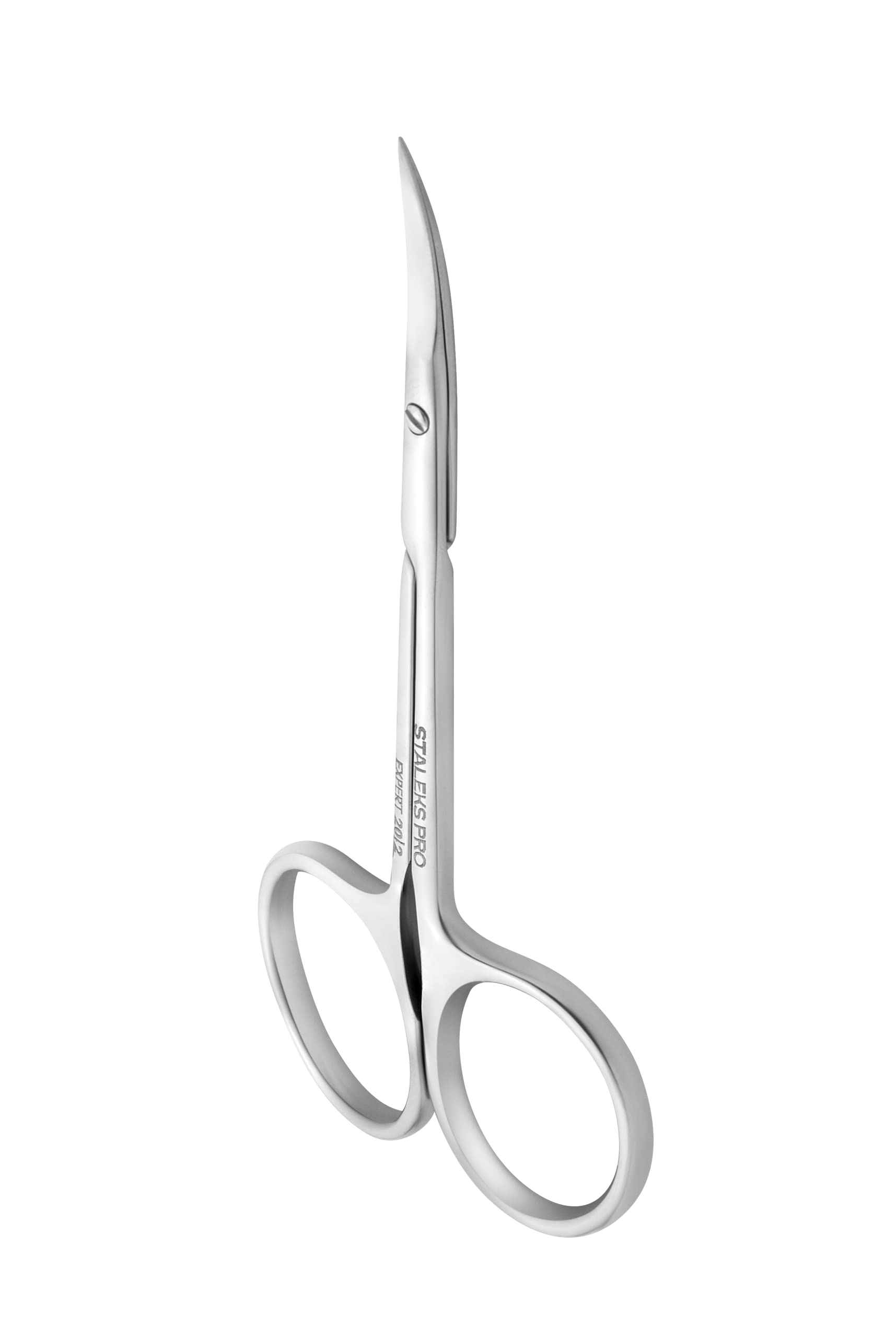 Staleks Expert 20 Type 2 SE-20/2 Professional Cuticle Scissors, Precise Cuticle Scissors, Manual Sharpening, Stainless Steel, for Manicure