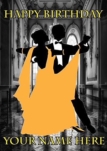 Valse Piste De Danse Danse Cptmi125 Joyeux Anniversaire A5 Carte De Vœux Publies Par Nous Cadeau Personnalise Pour Tous 16 A Partir De Derbyshire Britannique Amazon Fr Fournitures De Bureau