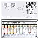 Holbein Artists Gouache Set of 12, 5ml tubes