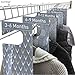 Baby Closet Size Dividers Plastic | Fits Large 2 Inch Rod - Nursery Clothes Organizer, Newborn to 24 Months Gender Neutral Infant Decor Girl or Boy, 7 Closet Labels