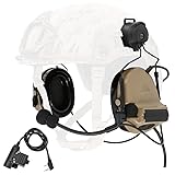 Hearangel Tactical Headset with ARC Rail Adapter