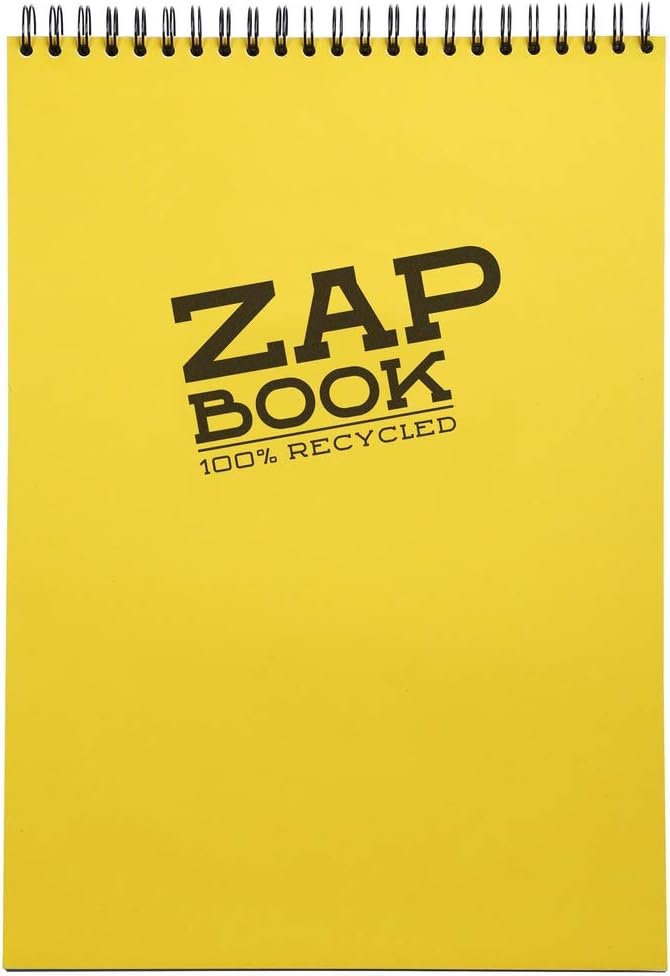 Clairefontaine, Ref 8358C, Recycled Zap Book (120 Pages), A3 (420 x 297mm) Size, Recycled 80gsm Paper, Acid Free, pH Neutral - Image 3