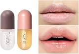 Beliky Girl 2 Pcs Natural Lip Plumper Gloss Day Night Moisturizing Fuller Lips view 2