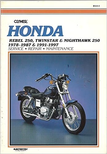 Honda Rebel 250, Twinstar & Nighthawk 1978-1997 & 1991-1997, by Ed Scott