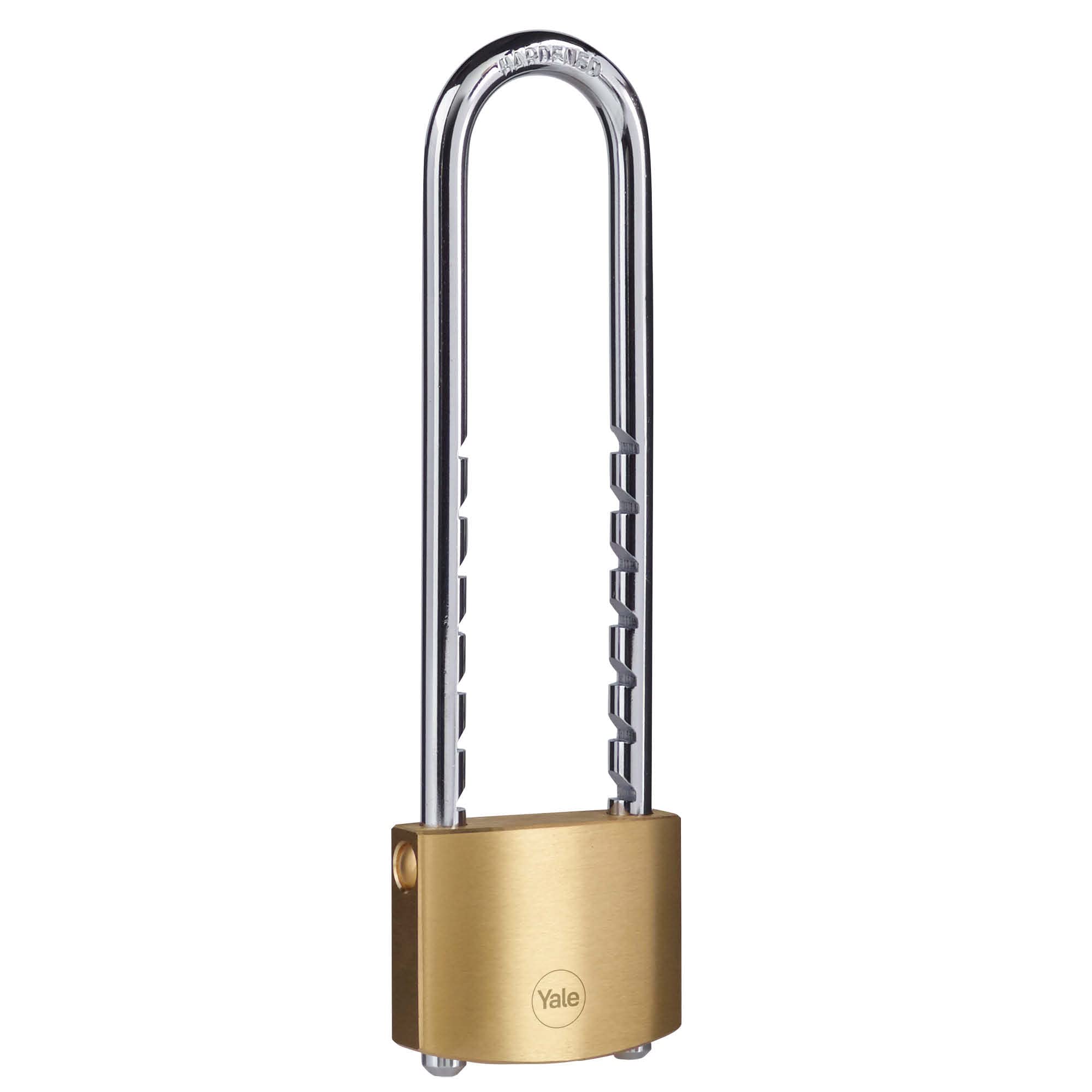 Yale Y110B/50/155/1 Brass Safety Padlock — image 1