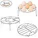 Upintek Steaming Rack, Stainless Steel Steamer Rack Stand Wire Steaming Rack and Egg Steamer Rack for Pressure Cooker Kitchen Cooking Steaming Holder(3Pack)