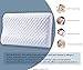 CR COMFORT & RELAX Sleep Memory Foam Pillow for Neck Pain, Gel-Infused Technology, Contour Standard, White
