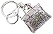 AM Landen Gold Rhinestone Handbag Keychains Handbag Charms PurseGift Key-chains
