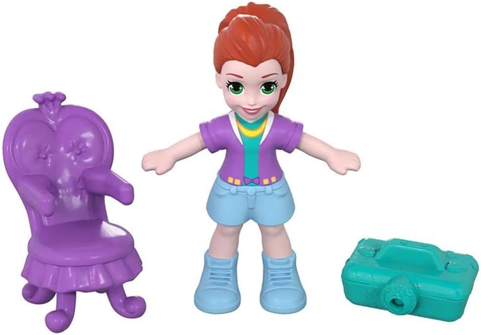Polly Pocket FRY31 Tiny Pocket Places Studio Compact Playset, Purple - Image 3