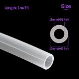 DMiotech Silicone Tubing 13mm ID x 17mm OD 3ft Clear Flexible Plastic Hose view 3