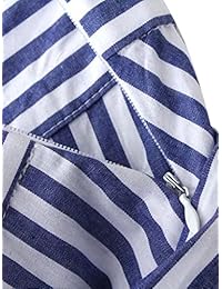 Charles Richards CR Casual para dama Plisado Lazo delantero Midi de la falda