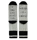 Zmart If You Can Read This Winter Is Coming Funny Saying Cotton Socks