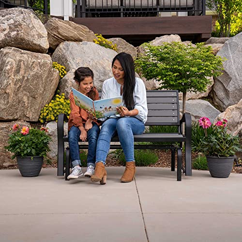 Lifetime 60276 Glider Bench, Harbor Gray Pricepulse