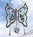 KY&BOSAM Butterfly Suncatcher You`re a Special Friend Stained Glass Sun Catcher for Windows Hangings Wind Chime Birthday Gifts for Women Mother`s Day Valentine's Day Thanksgiving Christmas