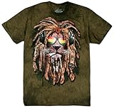 The Mountain, Smokin' Jahman T-shirt Adult, Green, SIZE: X Large