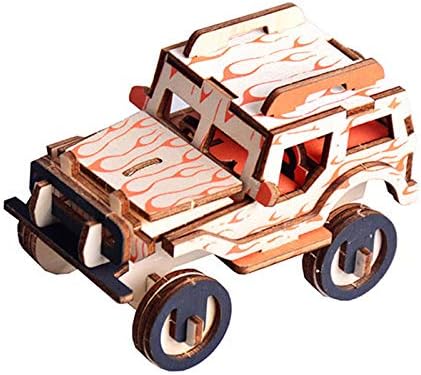 wooden car puzzle