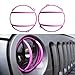 ICARS Hot PINK Headlights Guards Covers For 2007-2017 Jeep Wrangler JK