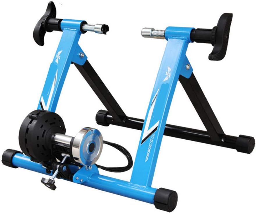 Bicycle Indoor Trainer Stand, Wire-Controlled Indoor Mountain Road Training Platform Turbo Trainer,Variable Resistance Indoor Bike Trainer for Road Mountain Bicycles
