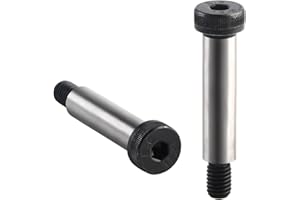 PENCK Shoulder Screws Bolts Alloy Steel Hexagon Socket Head Shoulder Bolt, 1-1/4" Shoulder Length, 5/16" Shoulder Diameter, 1/4"-20 Thread, 4pcs