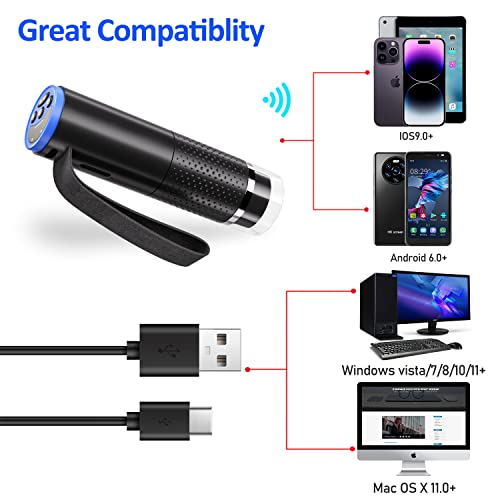 Wireless Digital Microscope, SKYBASIC 50X1000X Magnification WiFi USB