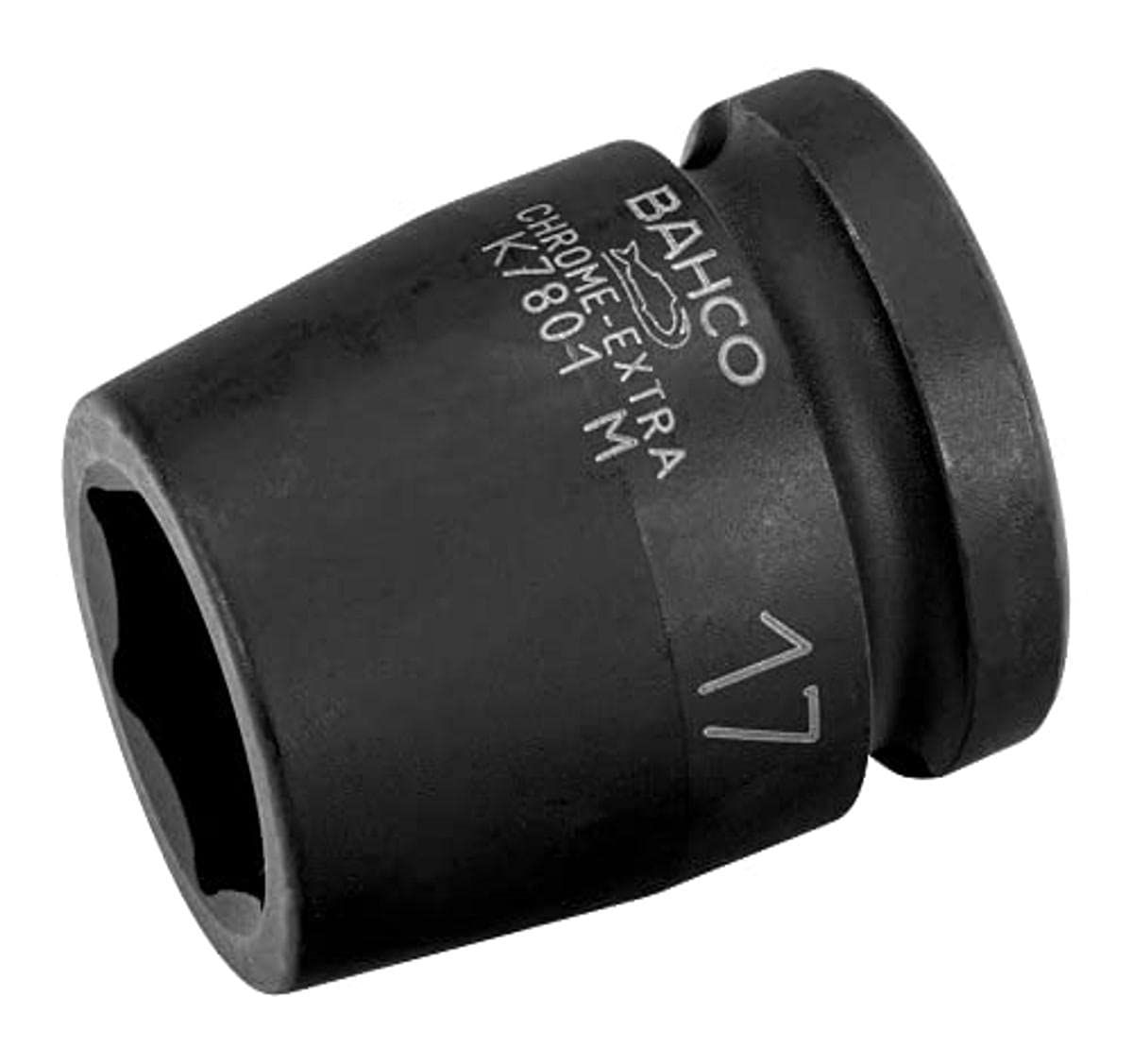 Bahco K7801M-23 Hexagon Socket, Black, 1/2-Inch, 23 mm