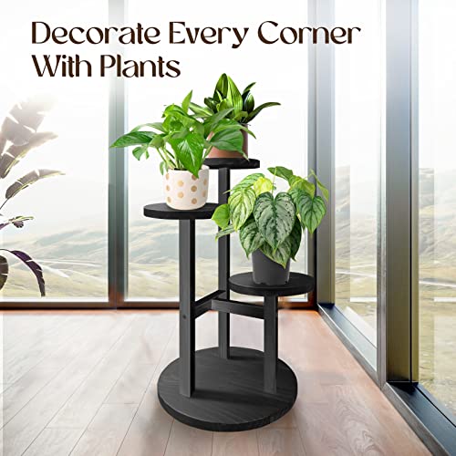 GEEBOBO 3 Tier Plant Stand Indoor, Tiered Plant Stand Indoor For