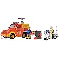 Simba 109251099038 Fireman Sam Venus Pick-Up and Police Motorcycle 2 Figures with Jet and Sound Functions Batteries Included for Ages 3 and Above