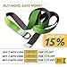 EverStretch Yoga Strap for Stretching Premium Quality 8ft. Adjustable D Ring Belt for Yoga, Pilates, Fitness and Physical Therapy. Designed to be The Most Luxurious Yoga Belt Among Stretch Bands