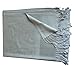 Elegant Paisley Jacquard Pashmina Scarf Wrap Stole (Silver mix(AW))