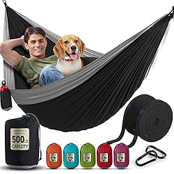 Durable Hammock 500 lb Capacity - Lightweight Nylon