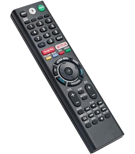 Replacement RMF-TX200U Voice Remote For Sony Smart TV – Bluetooth (Black)