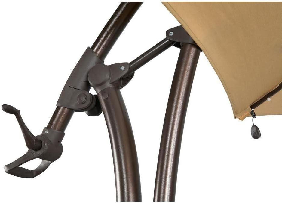 Amazon Com Garden Winds Led Offset Solar Umbrella Replacement Canopy Top Cover Garden Outdoor