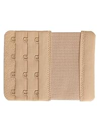Extensor de sujetador para dama, 4 ganchos, elástico, extensión, ajustable, paquete de 3, talla única