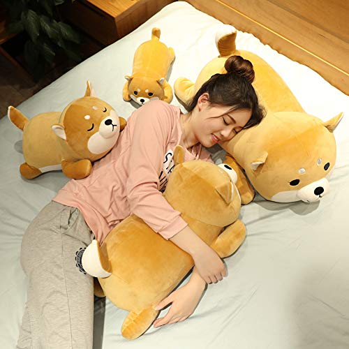ERDAO Shiba Inu Plush Pillow,Soft Corgi Stuffed Animals Toy Cute