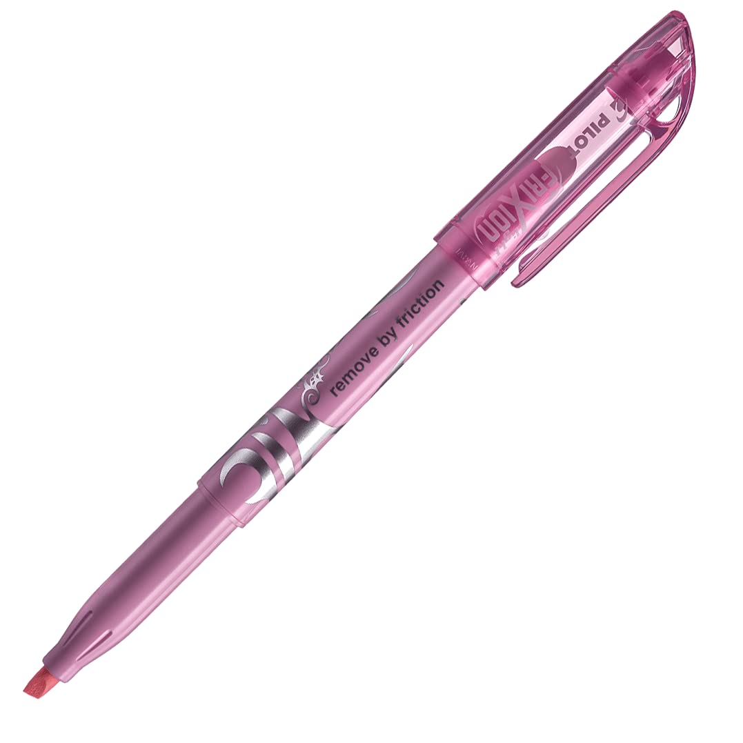 Pilot Frixion Light Soft Erasable Highlighter - Pastel Pink, Pack of 12