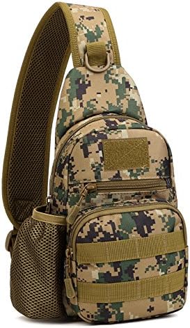EWULIN Outdoor with kettle set tactical female waterproof chest bag sports travel riding backpack