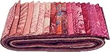 Bali Batiks Blossom Bali Poppy 20 2.5-inch Strips Jelly Roll Hoffman Fabrics BPP-448-Blossom