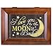 Love You to the Moon and Back Woodgrain Digital Keepsake Music Box Plays My Wish