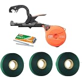 MAX HT-R45L Tapener Plant Tying Tool Kit with Large MGT TieTape &amp; MAX Staples.