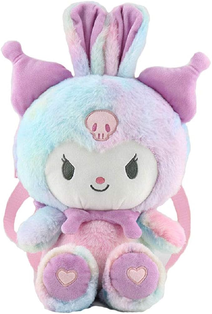 My Melody Kuromi Plush Bag Cute Cartoon Figure School Shoulder Bag